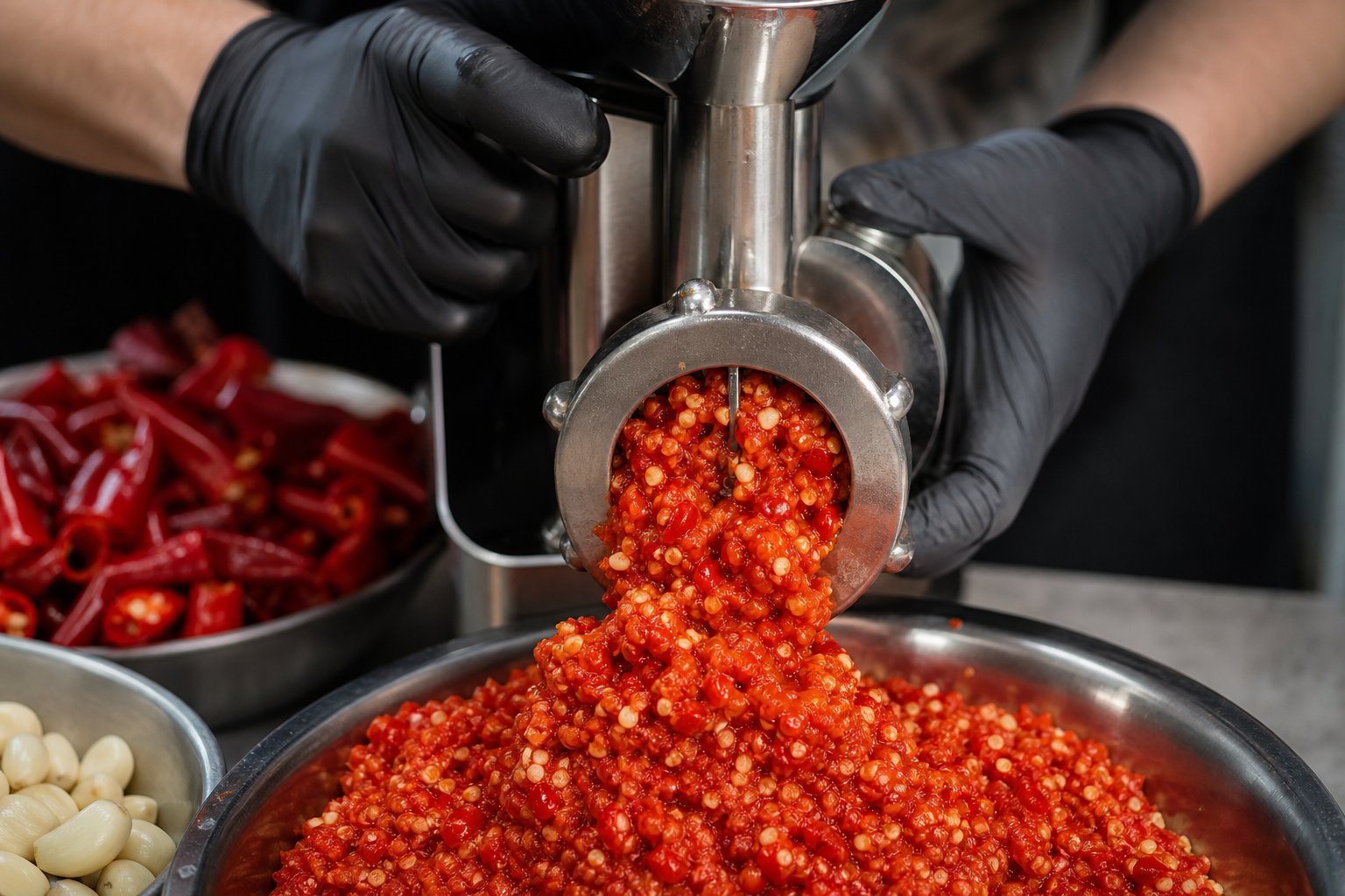 Шаг 2 — прокручиваем массу через мясорубку