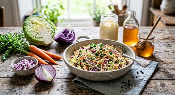 Коул-слоу — готовое блюдо и продукты