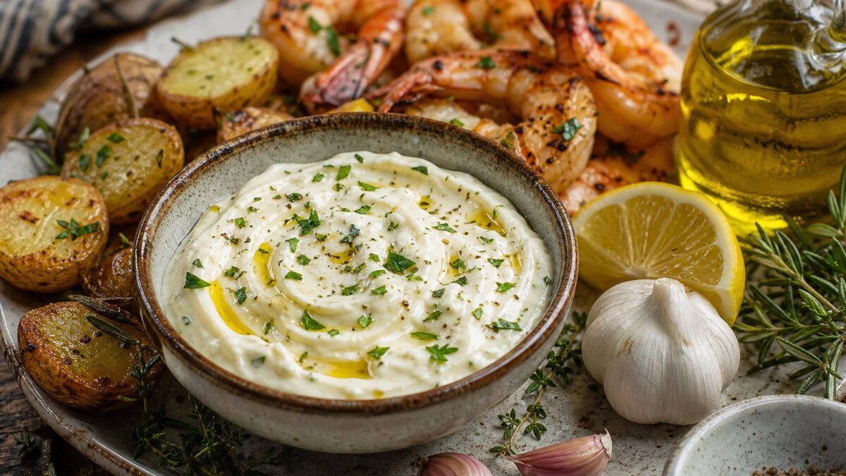 Соус Айоли — чесночный соус Прованса к картофелю, мясу и бургерам
