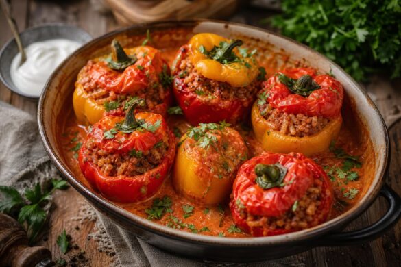 Фаршированные перцы с фаршем