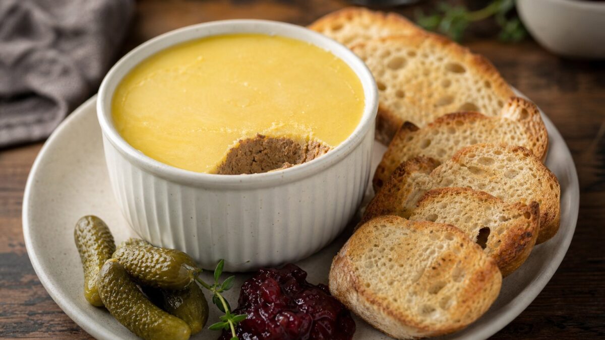 Паштет из куриной печени — шелковистый, со сливками и коньяком