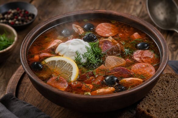 Солянка мясная сборная — готовый суп