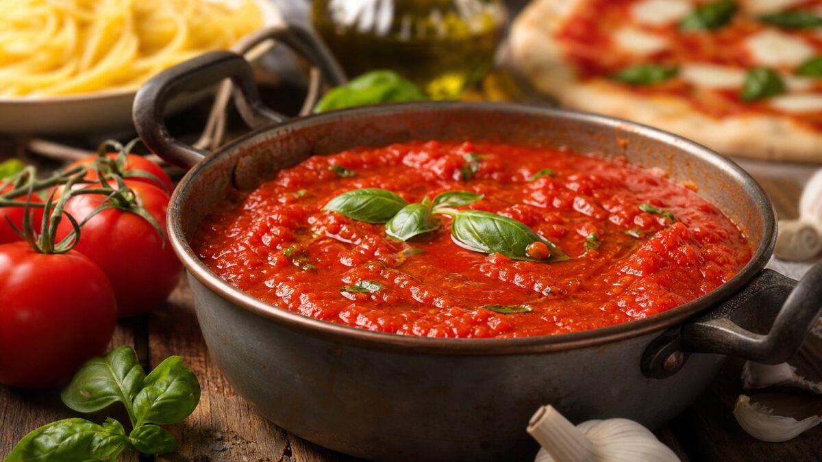 Классический томатный соус — для пасты, пиццы, мяса и овощей
