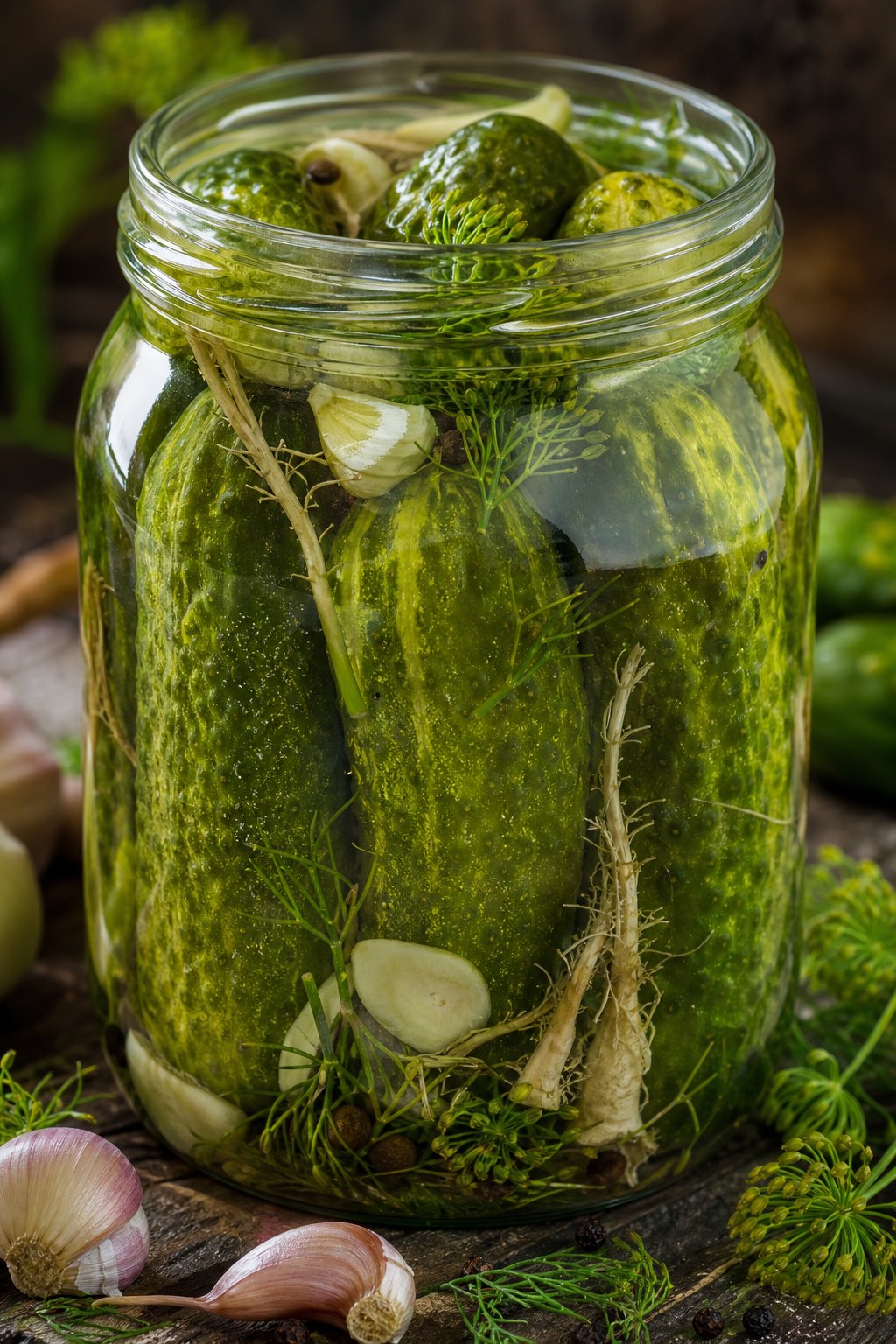 Рецепт 1 — классические маринованные огурцы